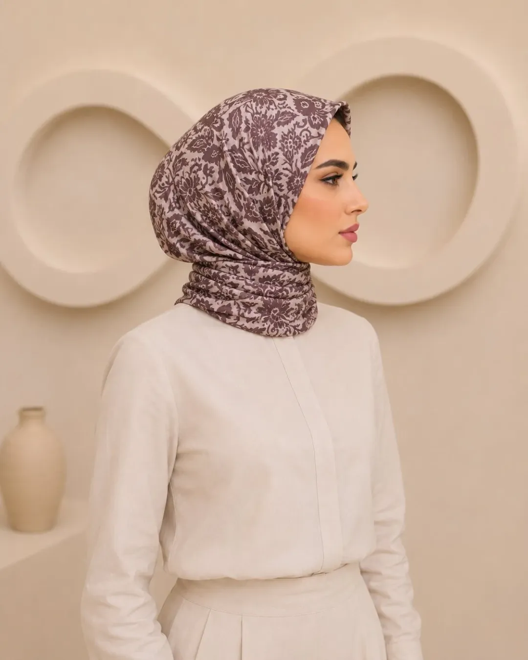 Carell Bordo Soft Eşarp Bordo