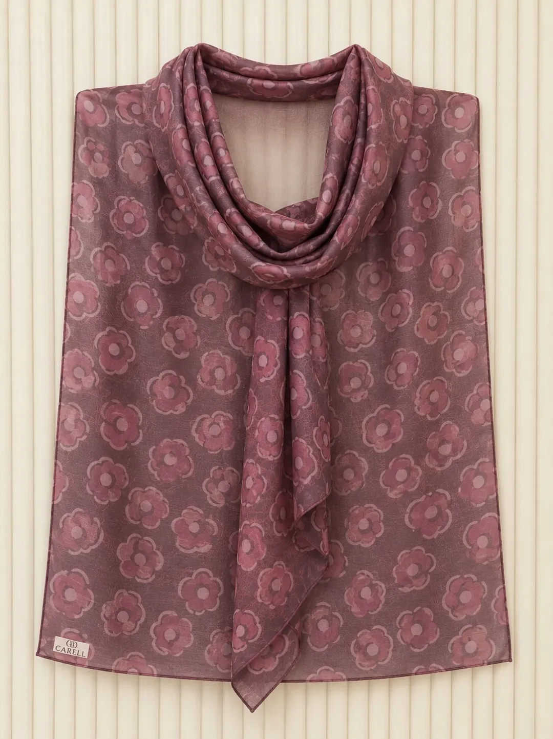 Carell Elorı Soft Eşarp Bordo