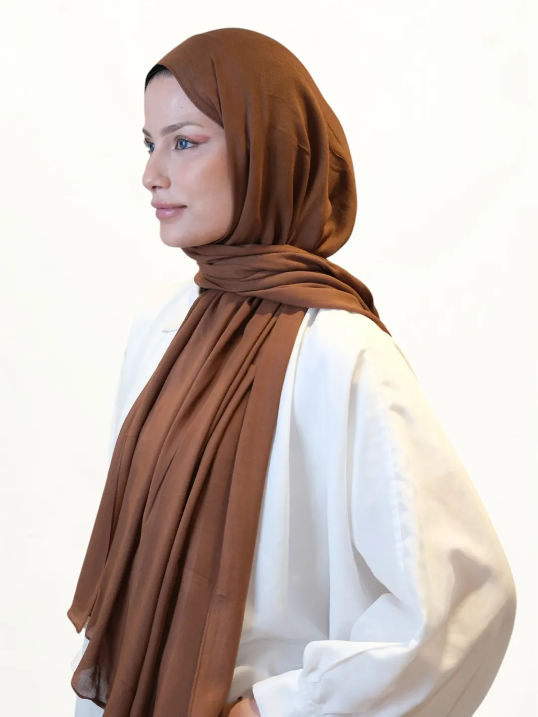 Fresh Scarfs Soft Viskon Şal Toz Kahve