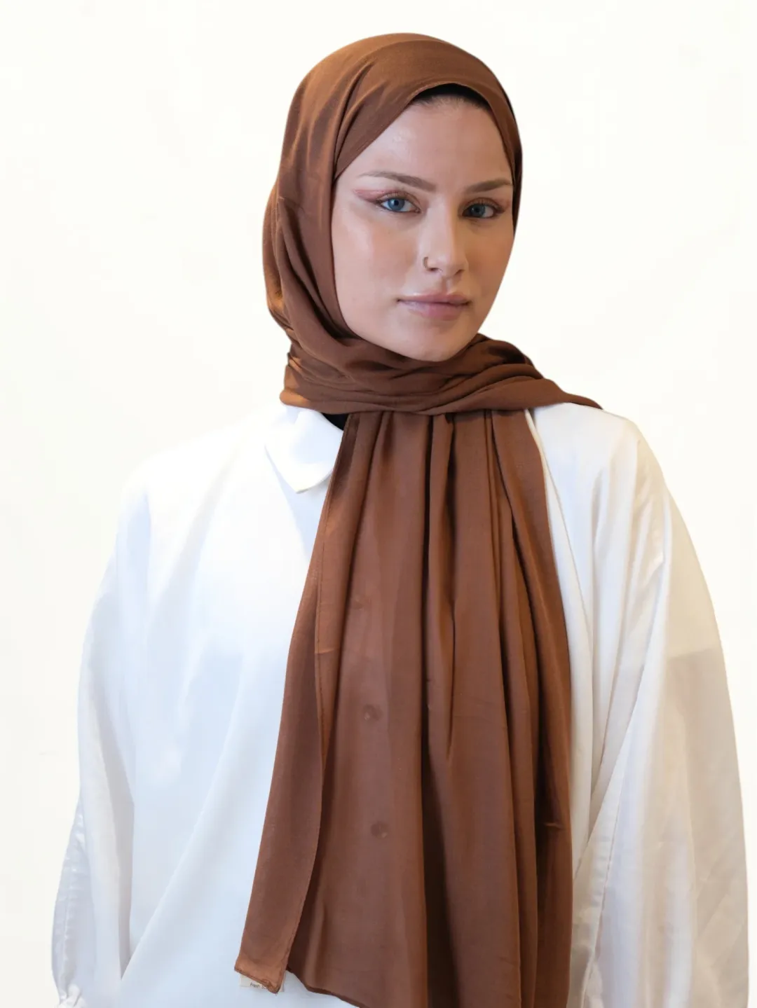 Fresh Scarfs Soft Viskon Şal Toz Kahve