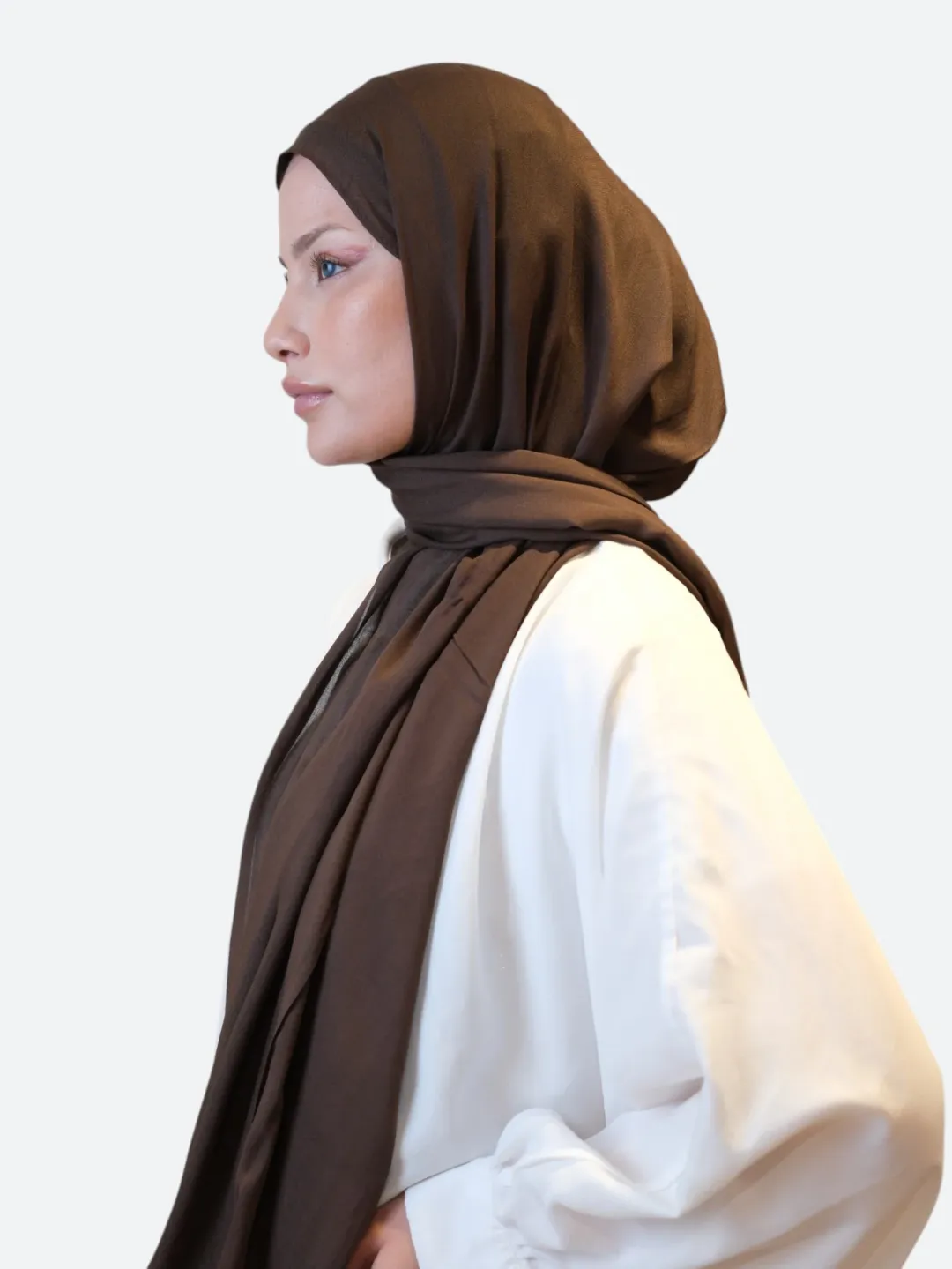 Fresh Scarfs Rami Viskon Şal Acı Kahve
