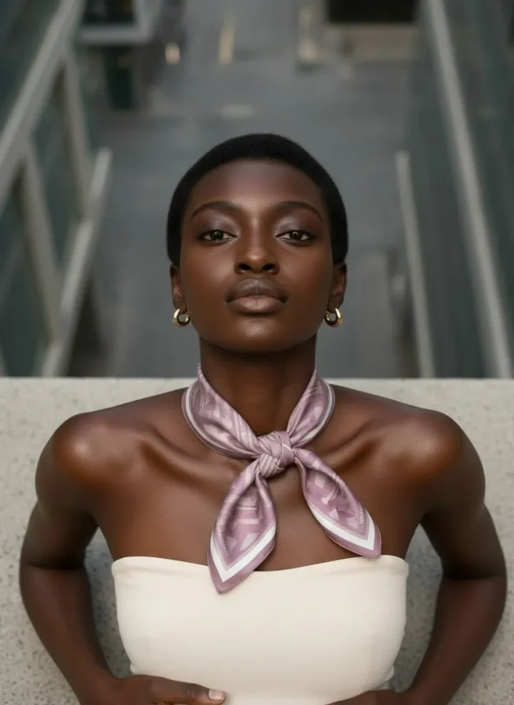 United Colors of Benetton Flora Bandana Gül-Krem