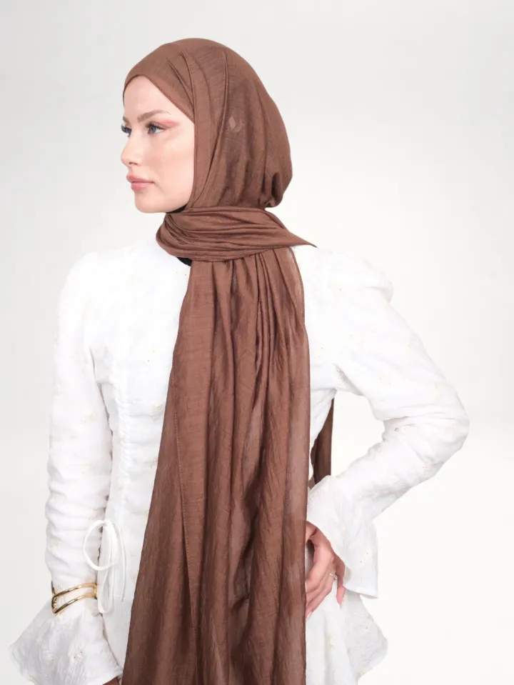 Harem Scarf Allya Şal Kahve