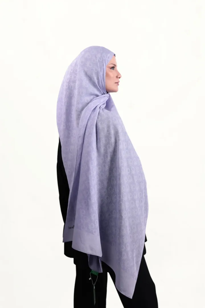 Benetton Elegante Şal Uno Lila