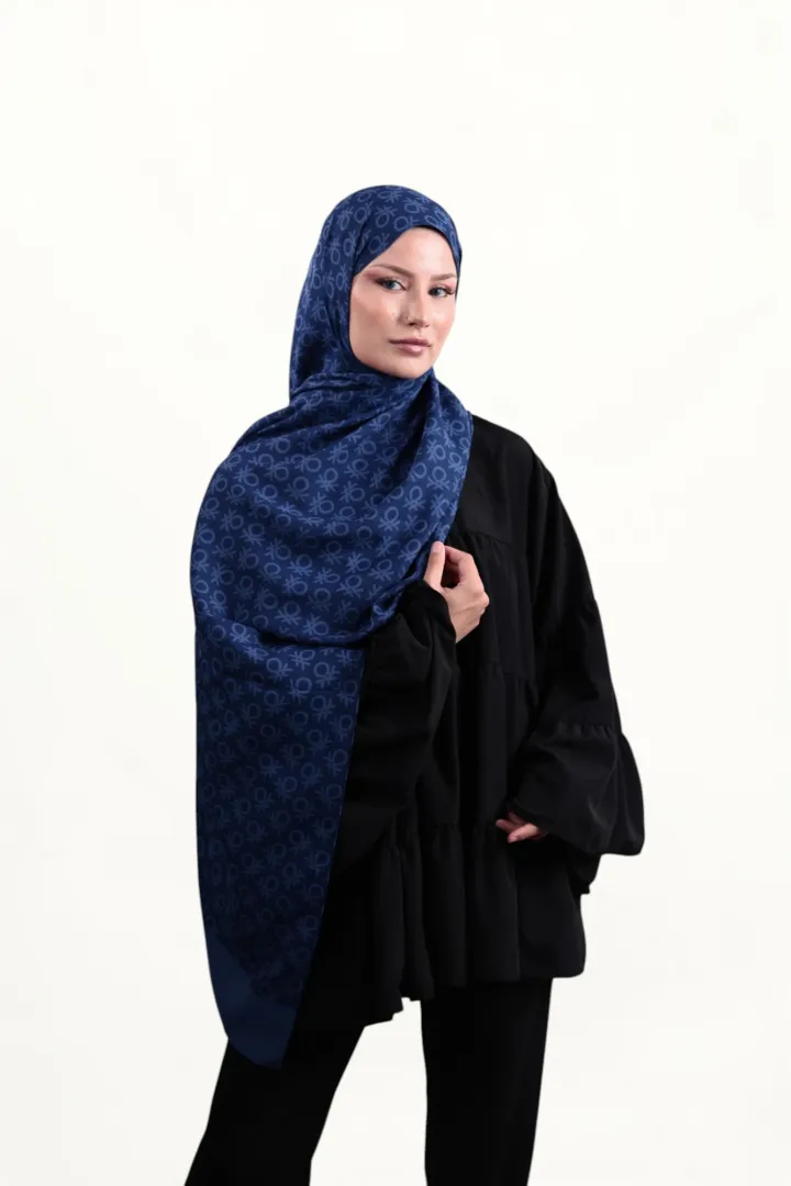Benetton Elegante Şal Uno Açık Laci
