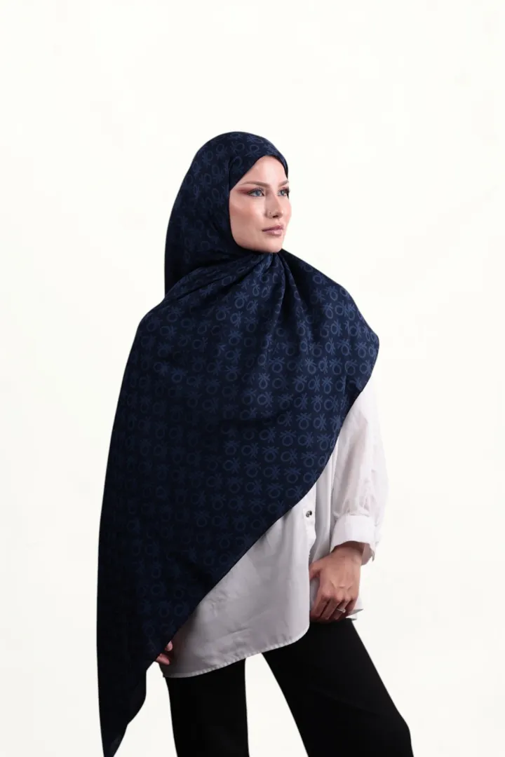 Benetton Elegante Şal Uno Lacivert