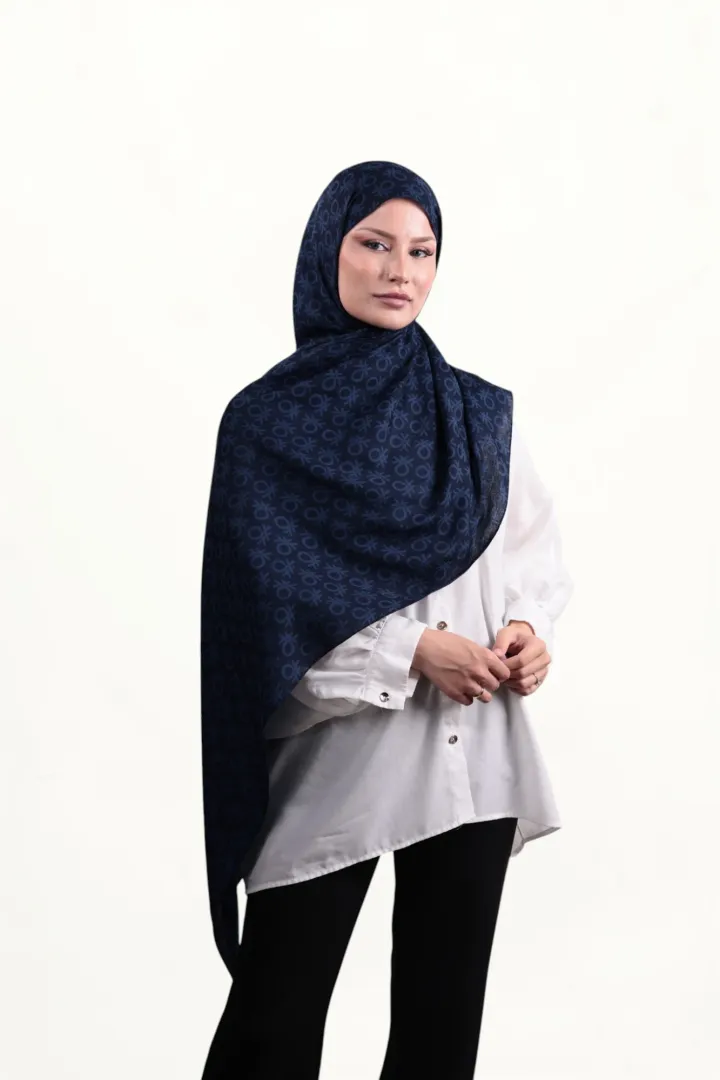 Benetton Elegante Şal Uno Lacivert