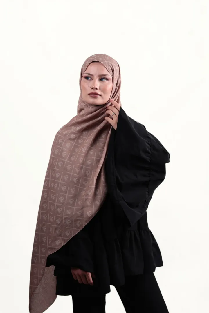 Benetton Elegante Dos Şal Latte