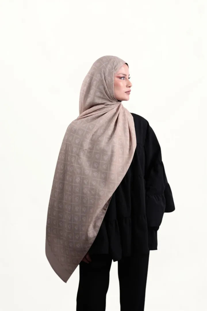 Benetton Elegante Dos Şal Vizon