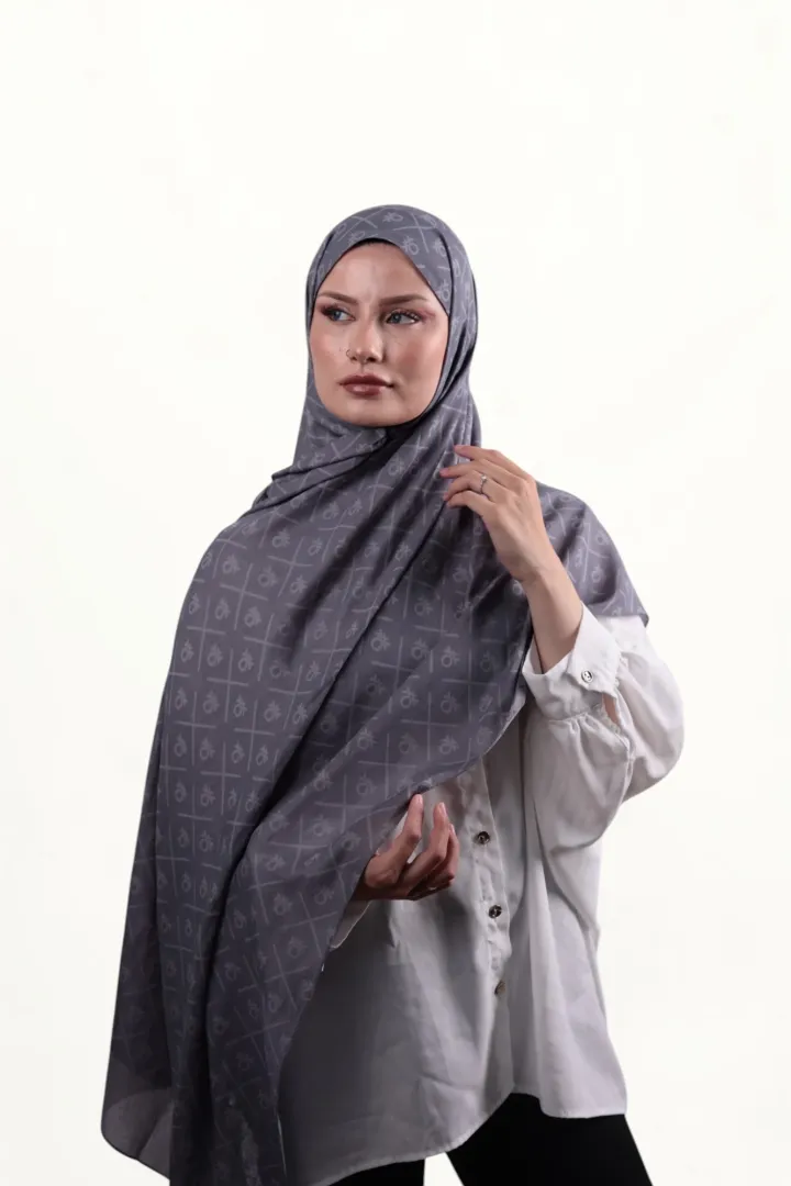 Benetton Elegante Dos Şal Yeni Gri