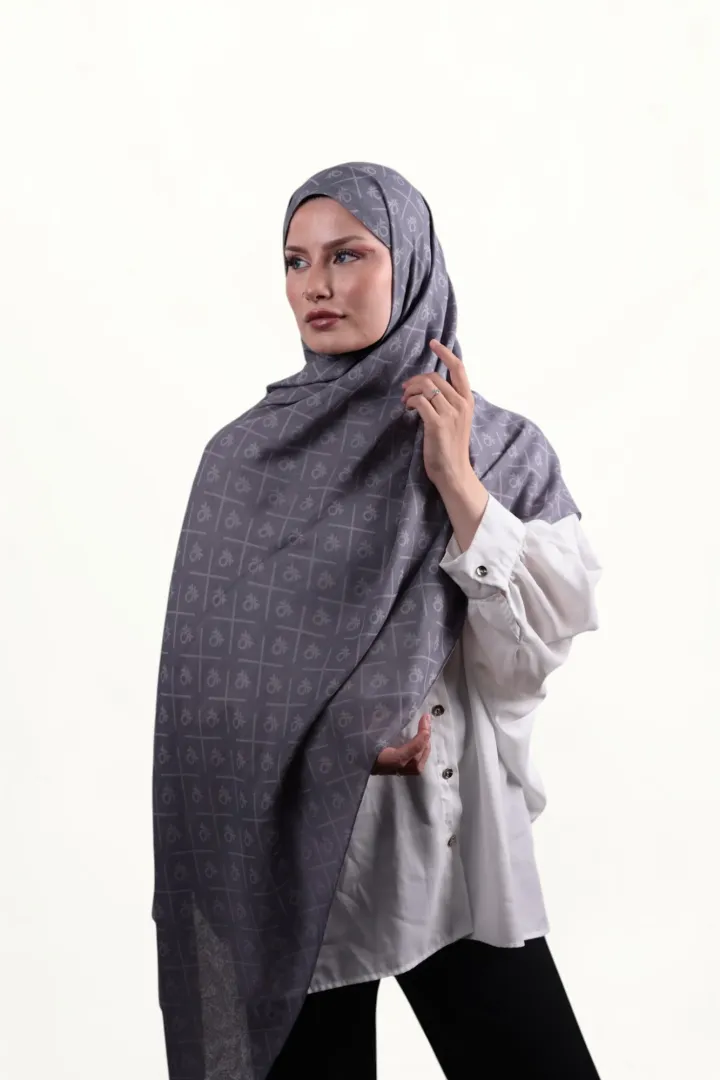 Benetton Elegante Dos Şal Yeni Gri
