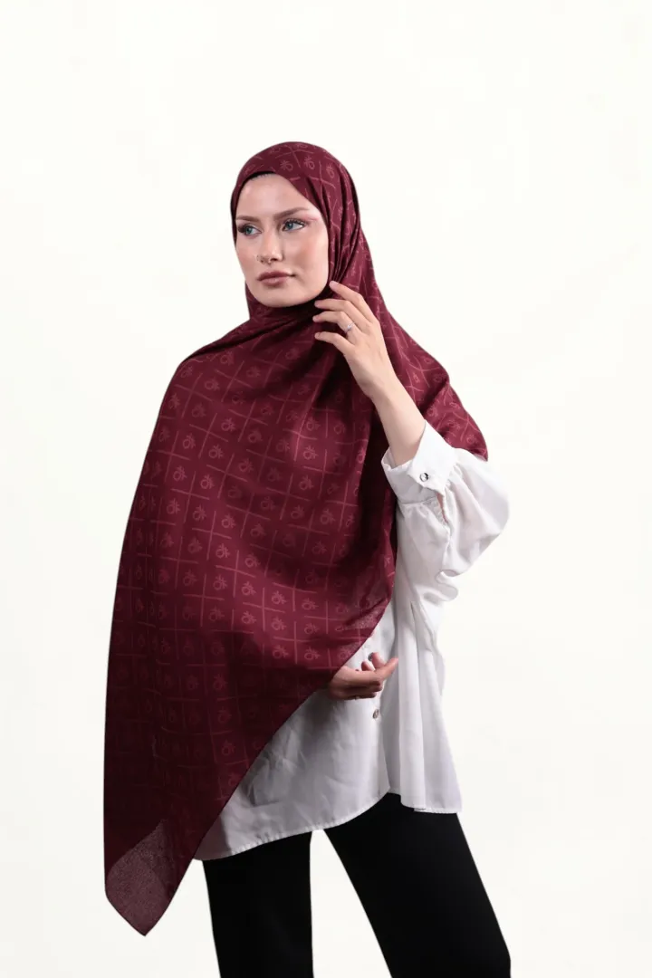 Benetton Elegante Dos Şal Bordo