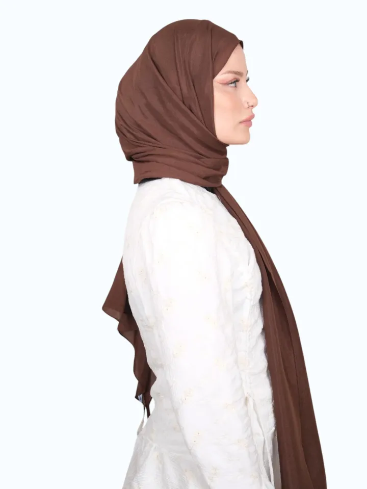 Harem Scarf Brisa Vual Şal Acı Kahve