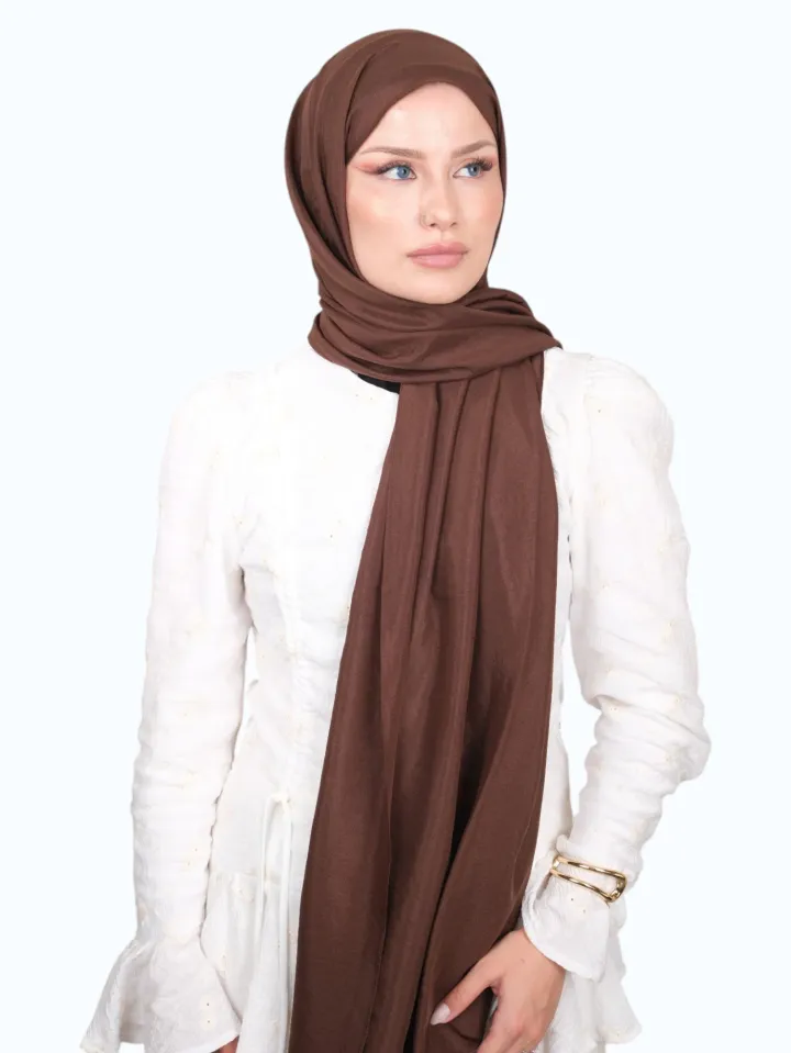 Harem Scarf Brisa Vual Şal Acı Kahve