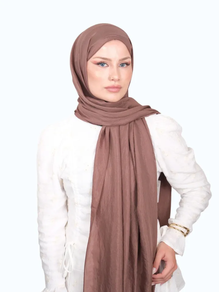 Harem Scarf Brisa Vual Şal Açık Kahve