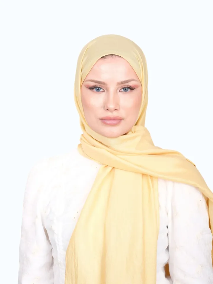 Harem Scarf Brisa Vual Şal Hardal Sarı