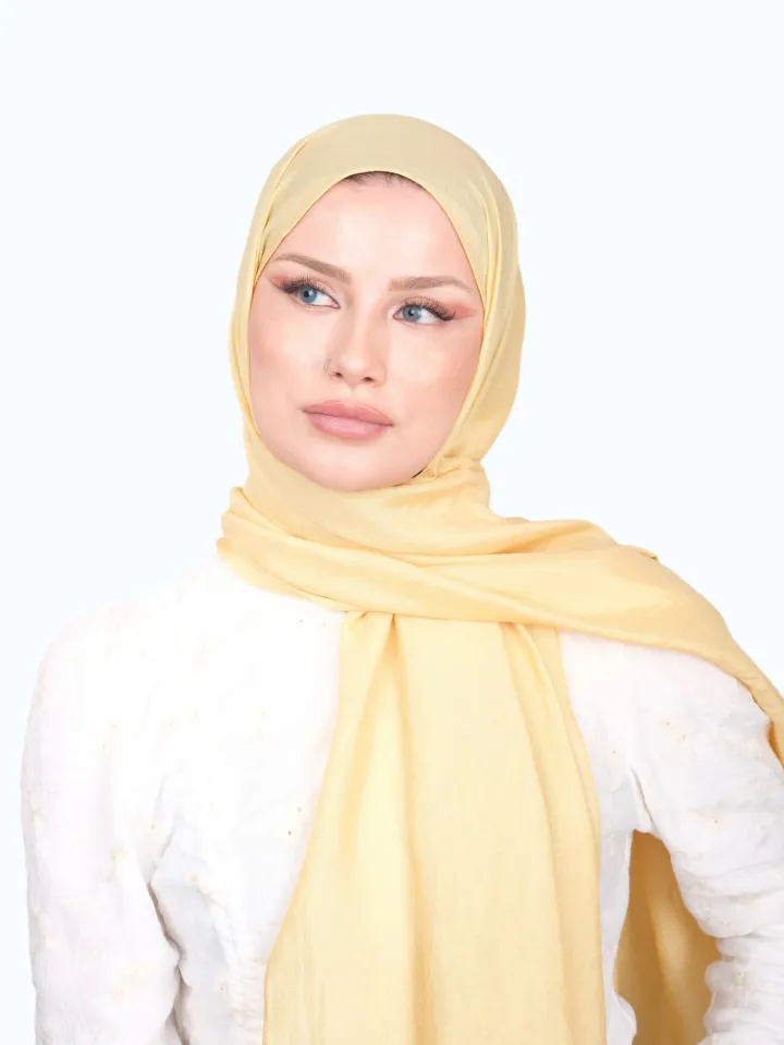 Harem Scarf Brisa Vual Şal Hardal Sarı