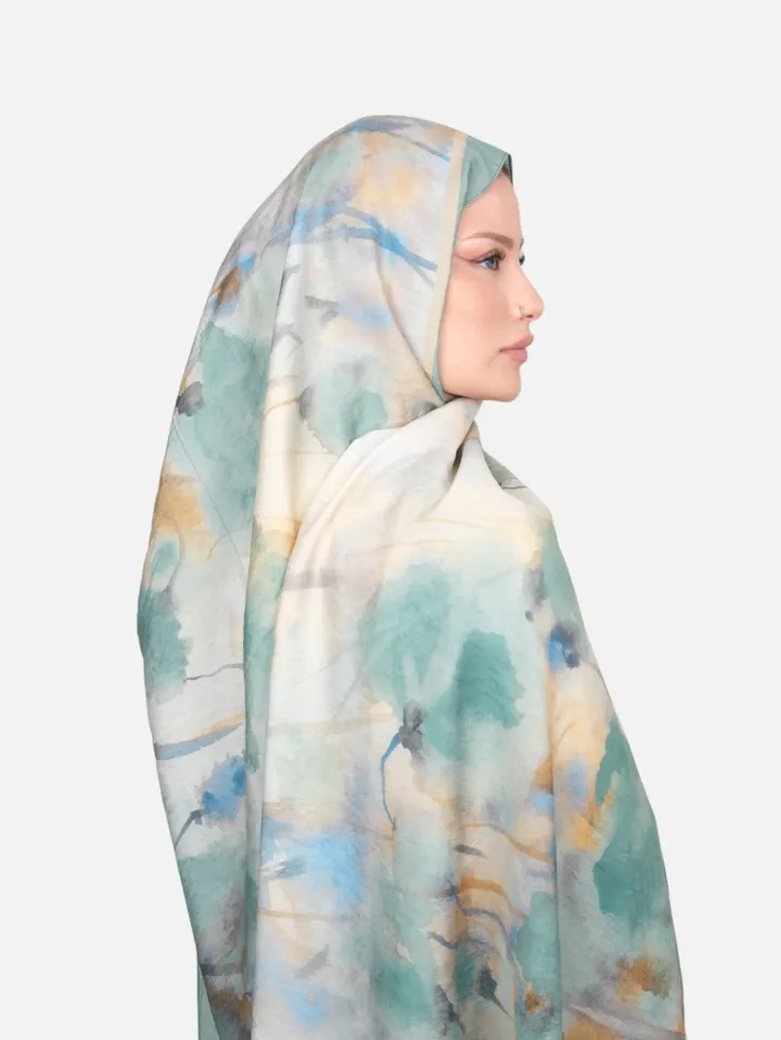 Harem Scarf Bianca Tencel Şal Mint