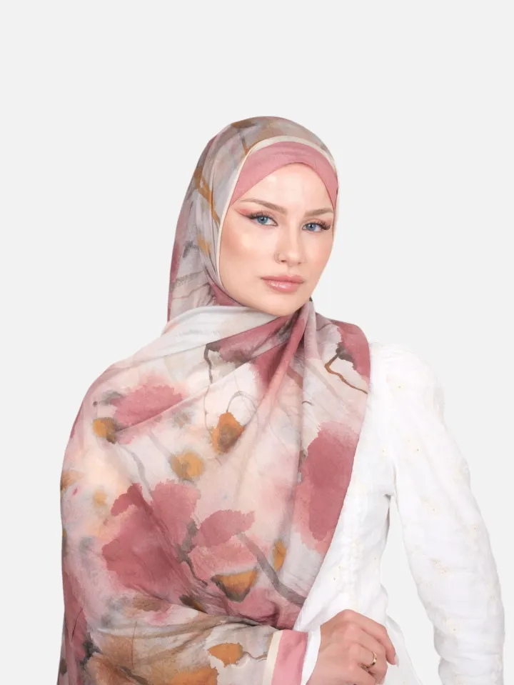 Harem Scarf Bianca Tencel Şal Pembe