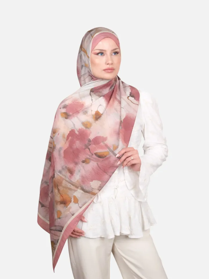 Harem Scarf Bianca Tencel Şal Pembe