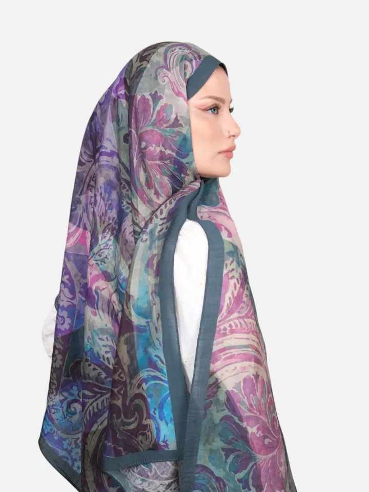 Harem Scarf Bianca Tencel Şal Lila Mor