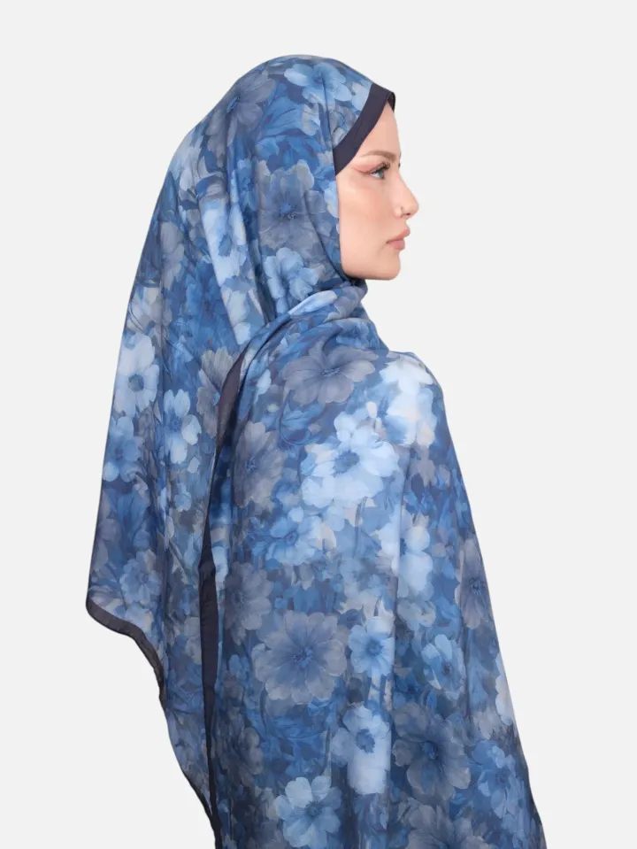 Harem Scarf Bianca Tencel Şal Mavi