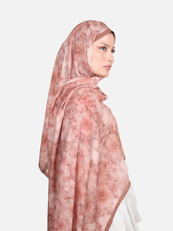 Harem Scarf Bianca Tencel Şal Gül Kurusu