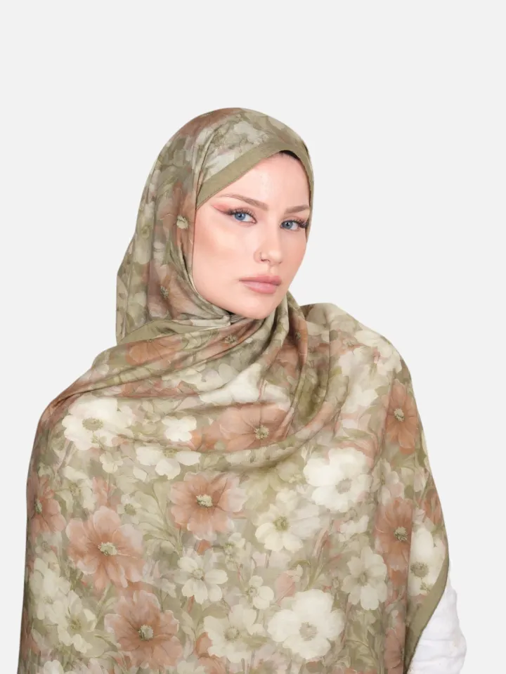 Harem Scarf Bianca Tencel Şal Yeşil