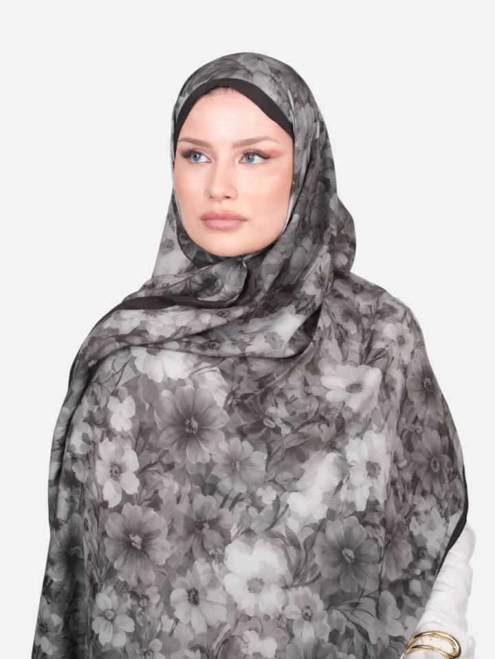 Harem Scarf Bianca Tencel Şal Antrasit