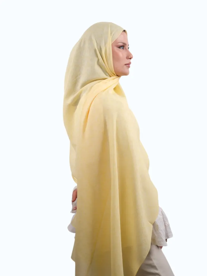 Benetton Elegante Uno Şal Sarı