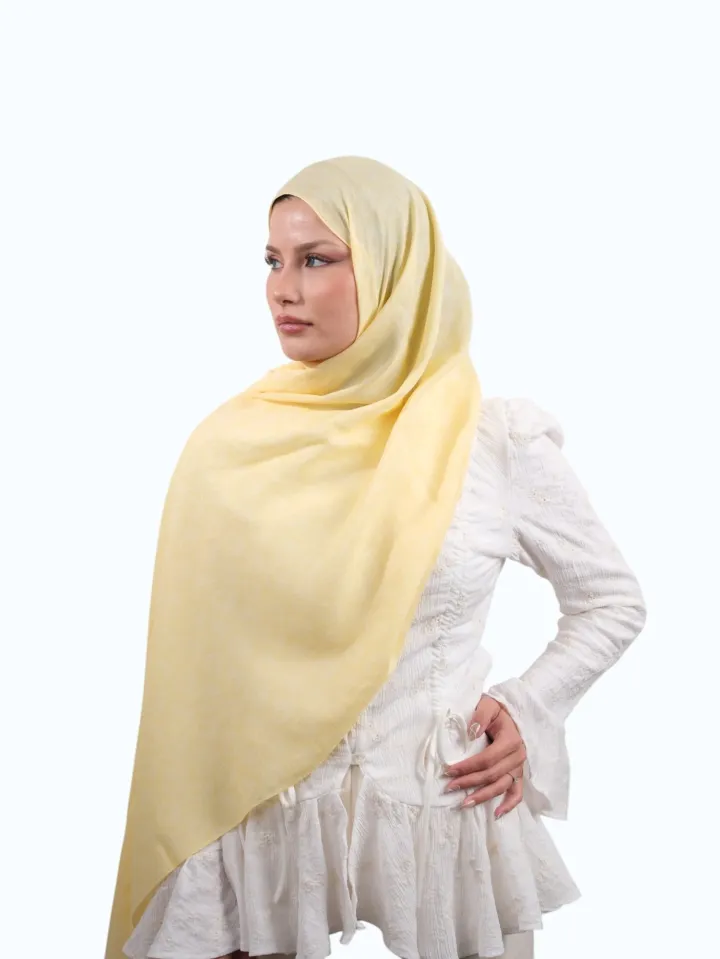 Benetton Elegante Uno Şal Sarı