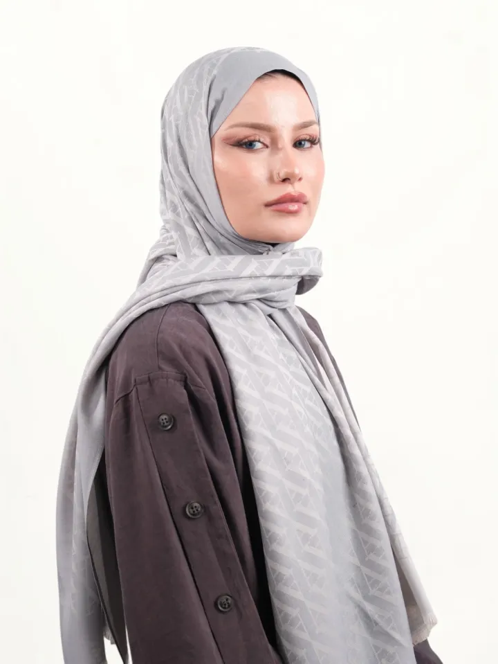 Armine Edition Şal Gümüş Gri
