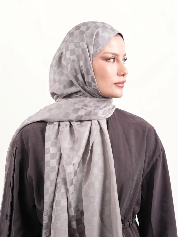 Armine Jakarlı İpek Pamuk Şal Taş