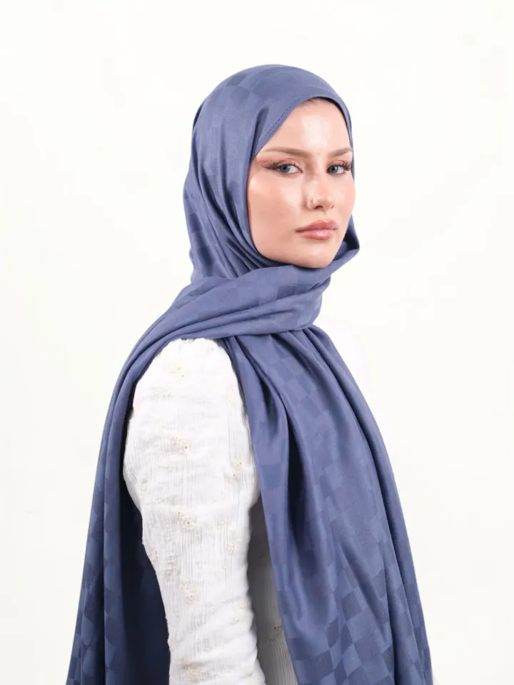 Armine Viskon Şal Soft Mavi-01