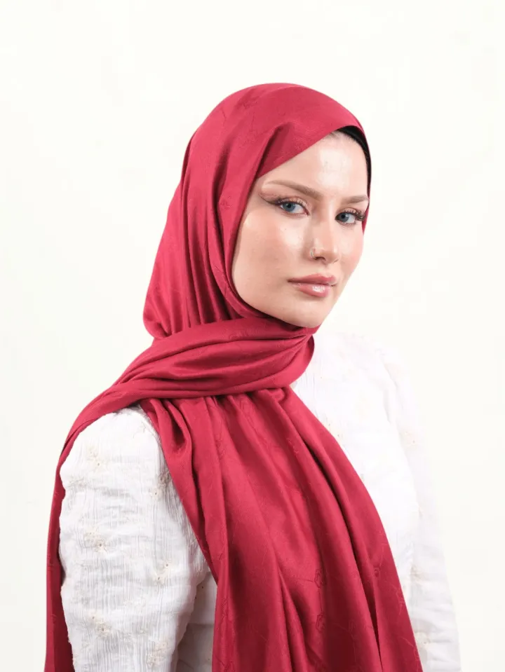 Armine Viskon Şal Kızılcık