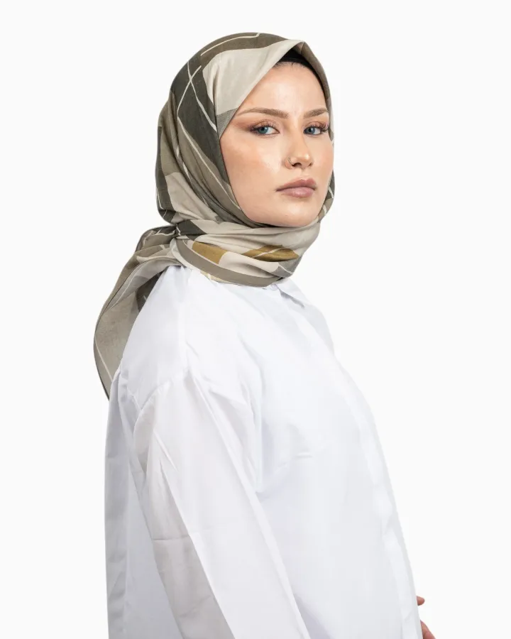 Belli Fresh Modal Eşarp Haki-05