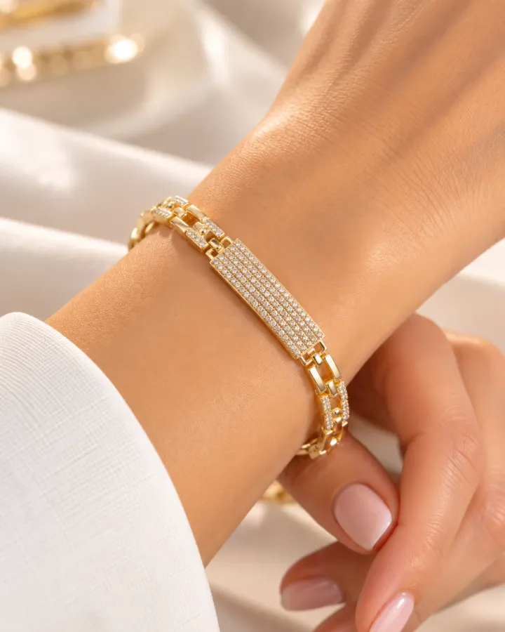 Xuping 14K Gold Kaplama Bileklik