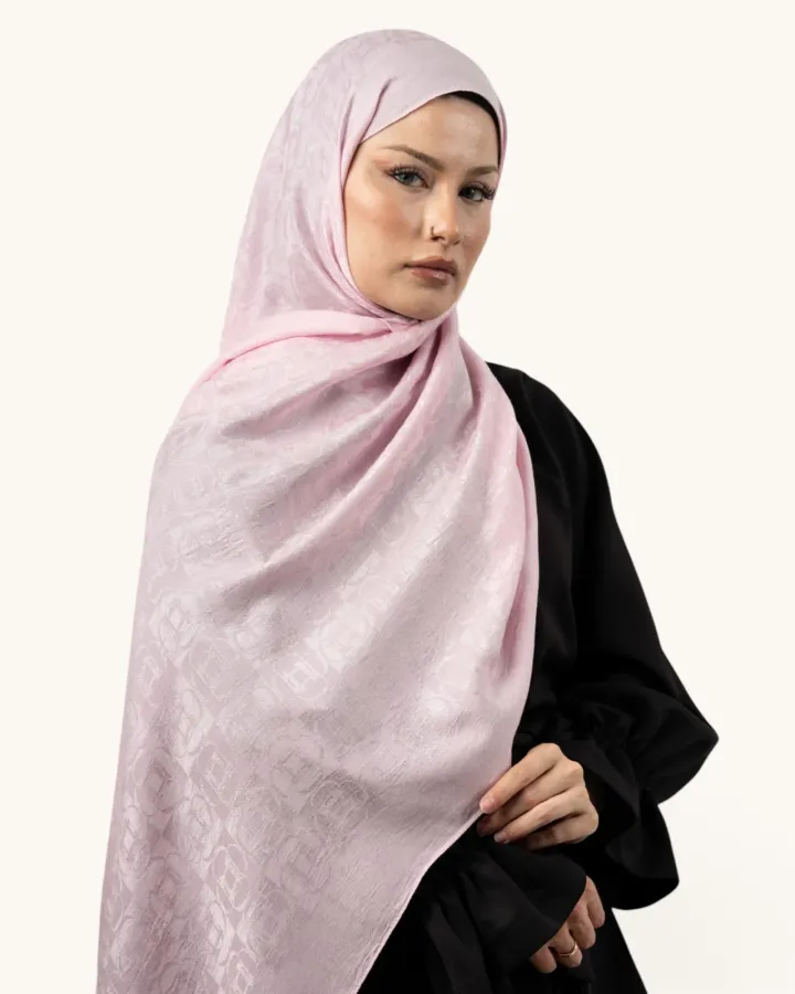 Carell Liora Pamuk Şal Şeker Pembe