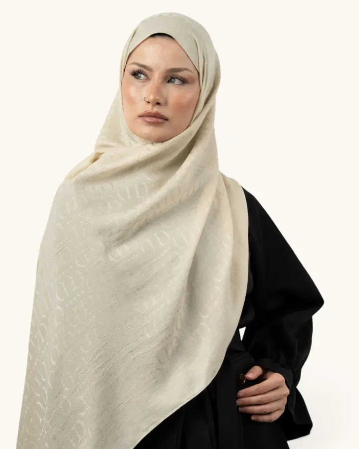 Carell Liora Pamuk Luxe Şal Bej