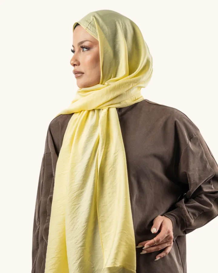 Benetton Siena Lüx Şal Sarı