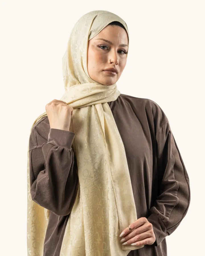 Benetton Lyocell Şal Roma Krem