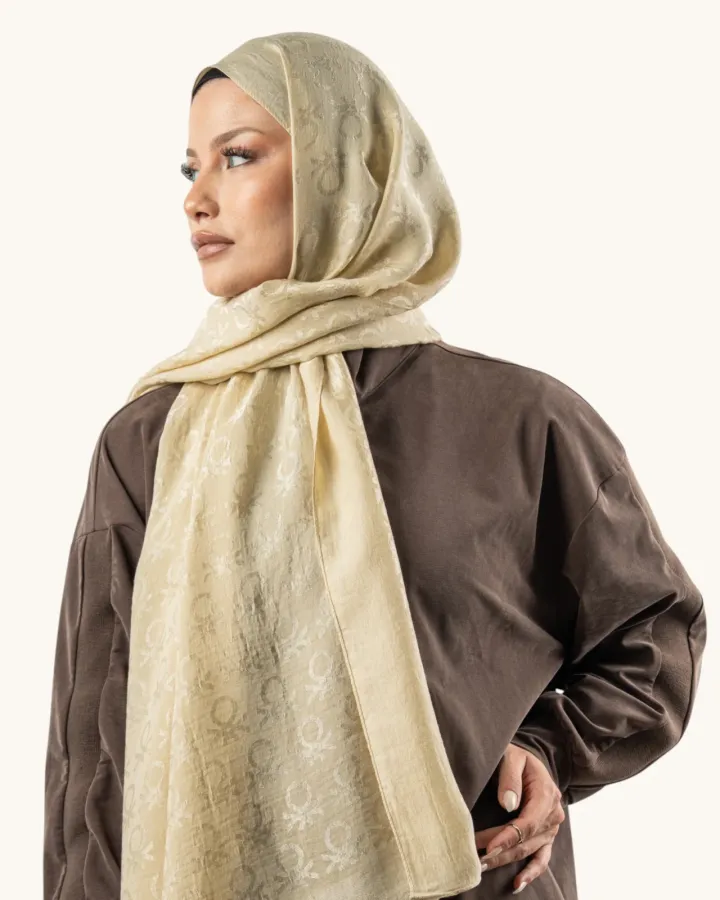 Benetton Lyocell Şal Roma Krem
