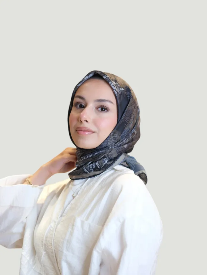 Shawl Secret Loi Silk Eşarp Dark Blue