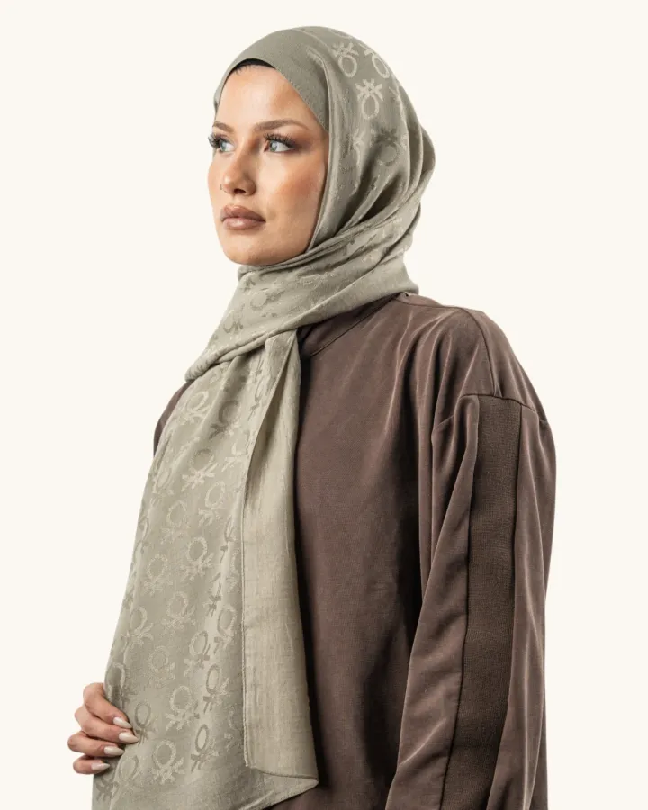 Benetton Lyocell Şal Roma K.Gri
