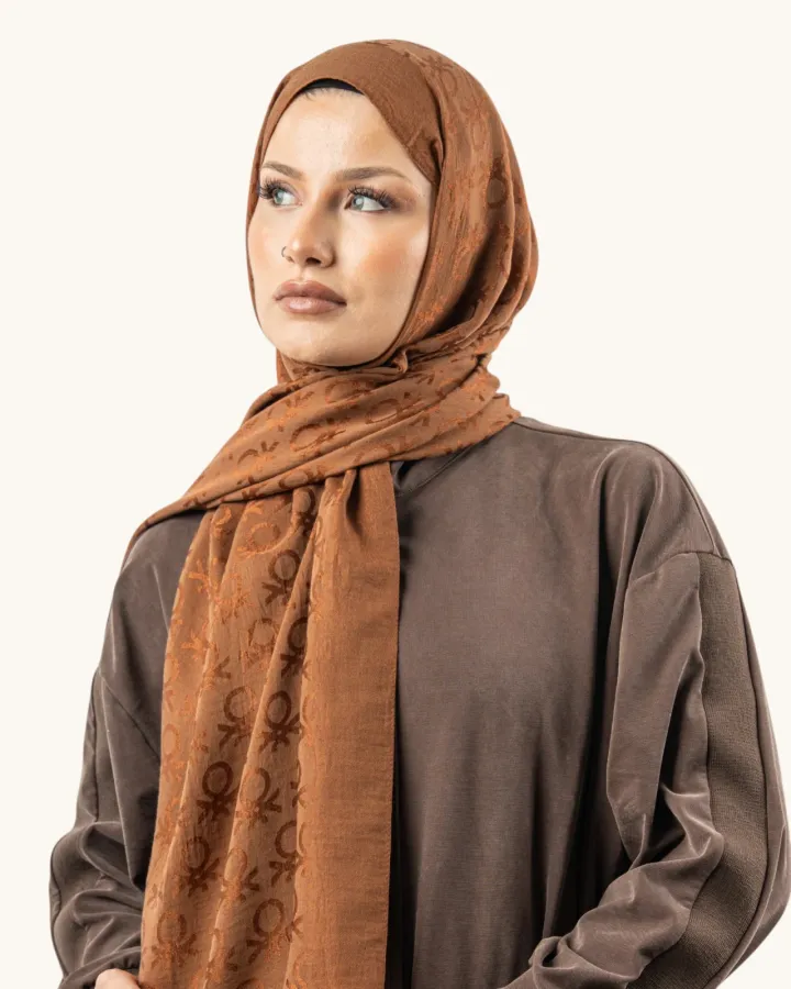 Benetton Lyocell Şal Roma Taba
