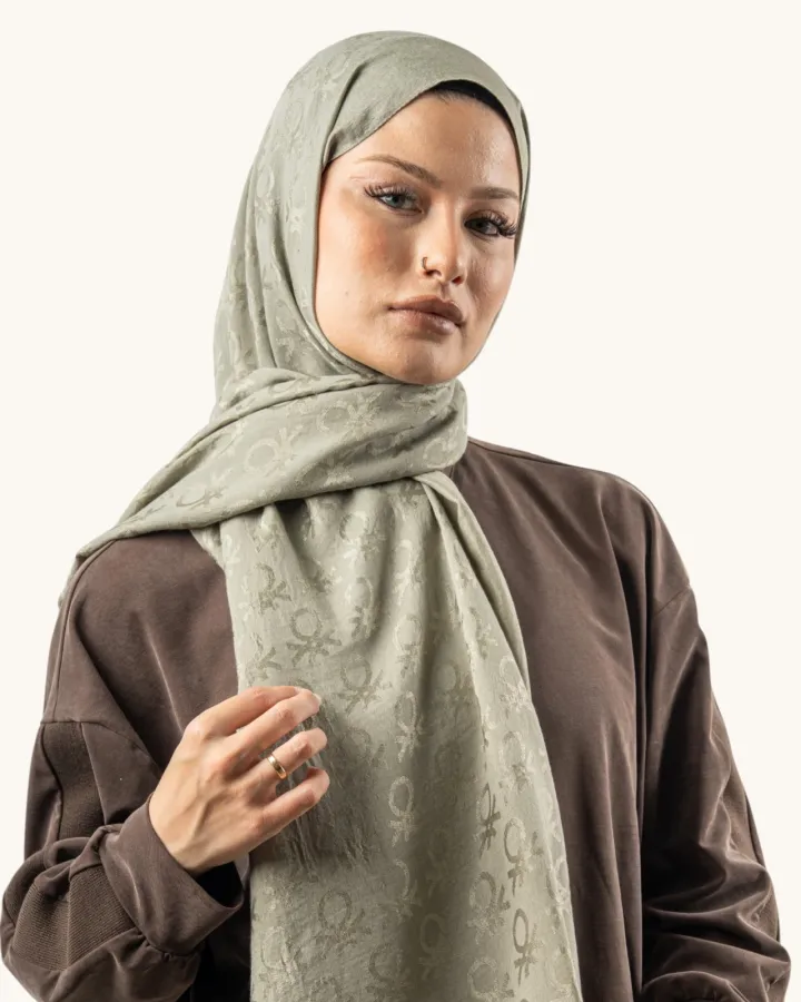 Benetton Lyocell Şal Roma Gri