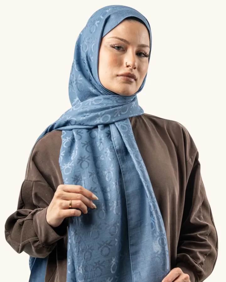 Benetton Lyocell Şal Roma İndigo