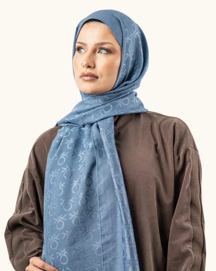 Benetton Lyocell Şal Roma İndigo