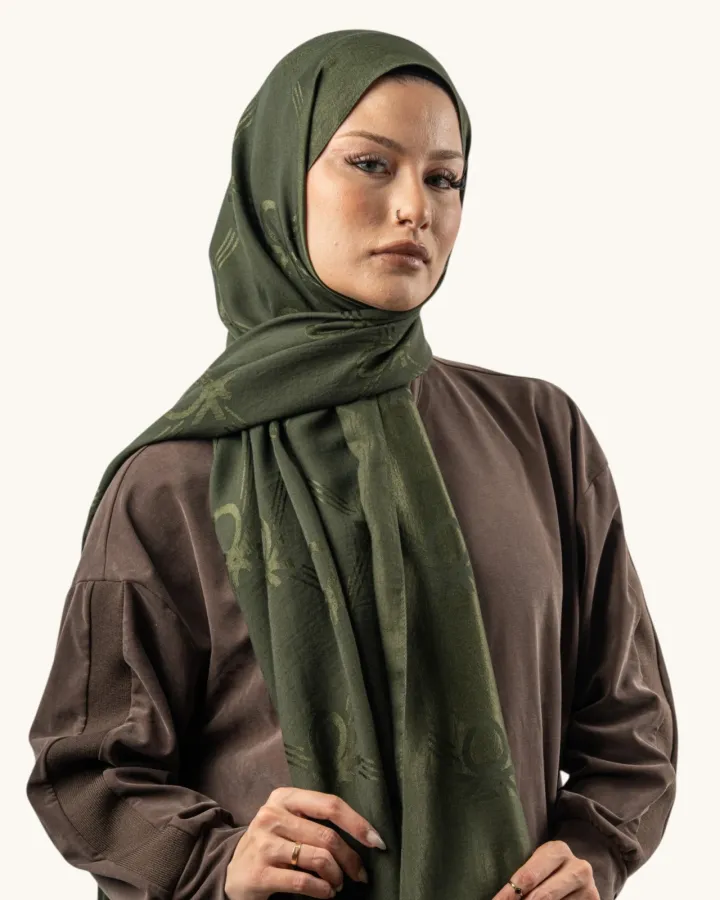 Benetton Lyocell Şal Milano Haki