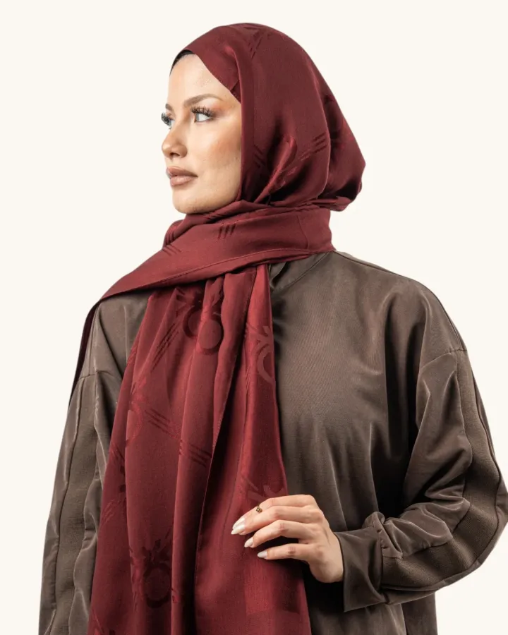 Benetton Lyocell Şal Milano Bordo